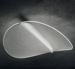 Applique ou plafonnier, Diphy, transparent, LED, dim, 3000K, 4370 lm, L75,6cm, H52cm - Stilnovo