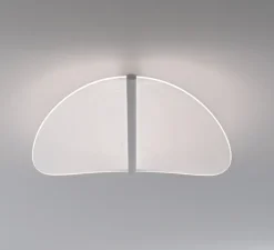 Applique ou plafonnier, Diphy, transparent, LED, dim, 3000K, 4370 lm, L75,6cm, H52cm - Stilnovo