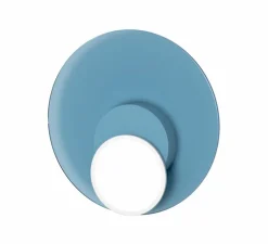 Applique ou plafonnier, Dot 05, bleu, LED, 2700K, 200 lm, Ø25cm, P3,3cm - Tunto