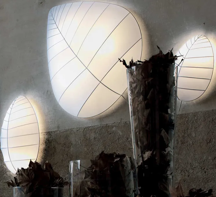 Applique ou plafonnier, Eden Adamo, blanc, L38cm, H72cm - Karman