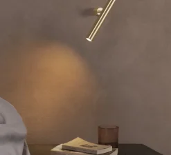 Applique ou plafonnier, Ego, laiton, LED, 3000K, 1220lm, Ø3cm, H23,9cm - Axolight