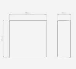 Applique ou plafonnier, Elis Twin Led, 35°, noir texturé, IP54, LED, 3000K, 524 lm, L14,1cm, H14,1cm - Astro