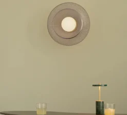 Applique ou plafonnier, Faraday medium, acier, Ø45,3cm - Umage