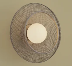 Applique ou plafonnier, Faraday medium, acier, Ø45,3cm - Umage