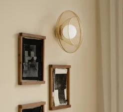 Applique ou plafonnier, Faraday medium, laiton, Ø45,3cm - Umage