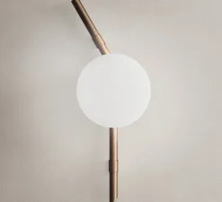 Applique ou plafonnier, Floed, bronze, L30cm, H77cm - KDLN