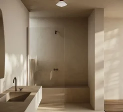 Applique ou plafonnier, Foam 292.01, bronze, IP44, Ø20cm, P14,1cm - Il Fanale