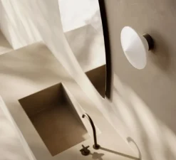 Applique ou plafonnier, Foam 292.01, bronze, IP44, Ø20cm, P14,1cm - Il Fanale