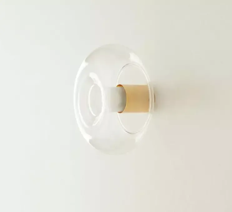 Applique ou plafonnier, Fontanella Grande, or, Ø40cm, H24,1cm - Fontana Arte