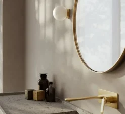 Applique ou plafonnier, Foam 292.02, laiton, IP44, Ø12cm, P13,2cm - Il Fanale