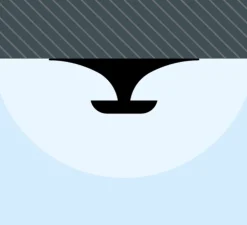 Applique ou plafonnier, Funnel 2013, rose pastel, LED, 2700K, 250lm, Ø35cm, H13cm - Vibia