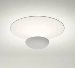 Applique ou plafonnier, Funnel 2004, blanc, LED, 2700K, 420lm, Ø22cm, H9cm - Vibia