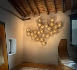 Applique ou plafonnier, Gold Moon, laiton, LED, dim, 2700K, 378 lm, L83cm, H75cm - Catellani & Smith