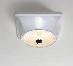 Applique ou Plafonnier, Goletta, blanc, L29,2cm, H14,6cm - Stilnovo