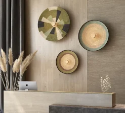 Applique ou plafonnier, Grass M, vert, Ø60cm, H7cm - Forestier