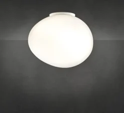 Applique ou plafonnier, Gregg MIDI, blanc, IP44, LED éco, 2700K, 830lm, Ø17cm, H21cm - Foscarini