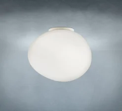 Applique ou plafonnier, Gregg Media, blanc et blanc, L31cm, H27cm - Foscarini