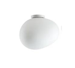 Applique ou plafonnier, Gregg Media, blanc et blanc, L31cm, H27cm - Foscarini