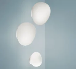 Applique ou plafonnier, Gregg Piccola, classe II, blanc, IP40, L13cm, H12cm - Foscarini