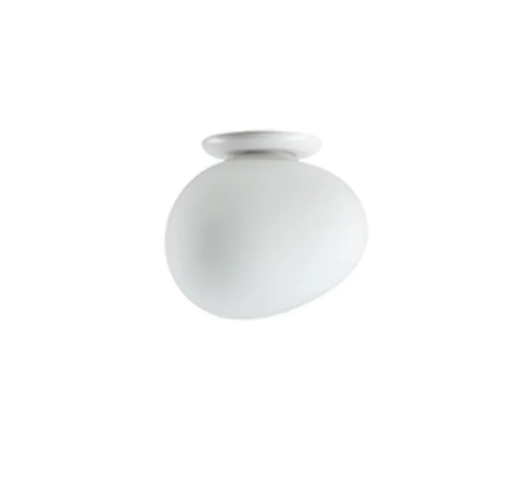 Applique ou plafonnier, Gregg Piccola, classe II, blanc, IP40, L13cm, H12cm - Foscarini