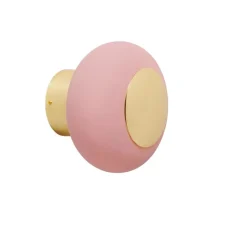 Applique ou plafonnier, Horizon S, candy sablé, or brillant, Ø21cm, P16,5cm - Ebb and Flow