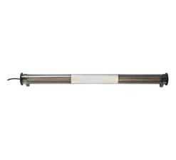 Applique ou plafonnier, In The Tube 360-1000, maille argentée, IP65, LED, 2700K, 570 lm, L100cm, H7cm - - DCW éditions Paris