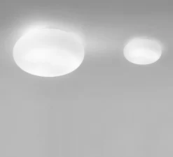 Applique ou plafonnier, Itka, blanc, IP65, Ø20cm, P8,5cm - Artemide