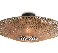 Applique ou plafonnier, Kalimantan S, Naturel, Ø44cm, H12cm - GOOD&MOJO
