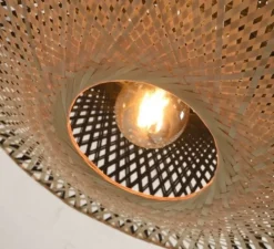 Applique ou plafonnier, Kalimantan S, Naturel, Ø44cm, H12cm - GOOD&MOJO