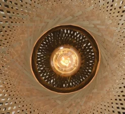 Applique ou plafonnier, Kalimantan S, Naturel, Ø44cm, H12cm - GOOD&MOJO