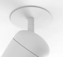 Applique ou plafonnier, Koto, encastré, blanc, Ø8cm, H14,8cm - Astro