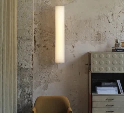 Applique ou plafonnier, Kontur 6444, blanc et noir, LED, 2700K, 2165lm, L15cm, H92cm - Vibia