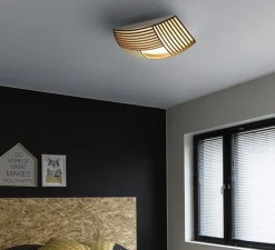 Applique ou plafonnier, Kuulto 9100, Laminé noir, LED, dim, 3000K, 3100 lm, Ø52cm, H15cm - Secto Design