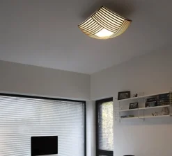 Applique ou plafonnier, Kuulto 9100, Laminé noir, LED, dim, 3000K, 3100 lm, Ø52cm, H15cm - Secto Design