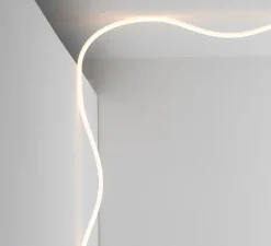 Applique ou plafonnier, La Linea, blanc, IP65, LED, 3000K, 4800lm, Ø5cm, L500cm - Artemide