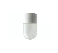 Applique ou plafonnier, light.o.005, avec glass001, blanc, Ø8,5cm, H5,5cm - Zangra