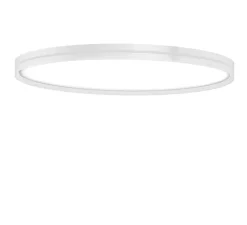 Applique ou plafonnier, Lite Hole C/W, blanc mat, LED, dim, 3000K, 7960 lm, Ø90cm, H6cm - B-Lux