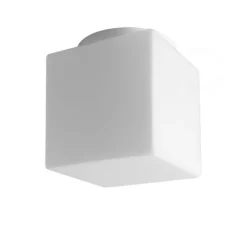Applique ou plafonnier, light.o.120, blanc, IP44, L14cm, H15,6cm - Zangra