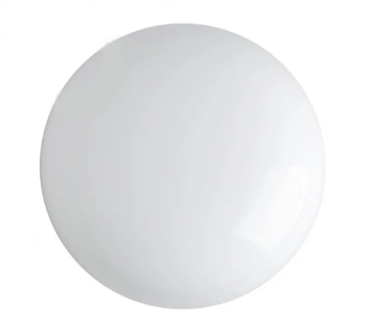 Applique ou plafonnier, light.077, verre soufflé blanc, Ø25cm, H12cm - Zangra