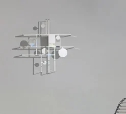 Applique ou plafonnier, Manifesto, Miroir, LED, dim, 2700K, 2020 lm, Ø61cm, H61cm - Axolight