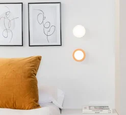 Applique ou plafonnier, MAY, blanc, IP44, LED, 2700K, 300 lm, Ø12cm, P8cm - Faro