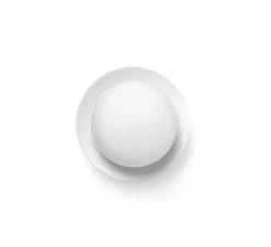 Applique ou plafonnier, MAY, blanc, IP44, LED, 2700K, 300 lm, Ø12cm, P8cm - Faro