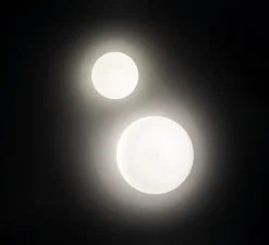 Applique ou plafonnier, Mami, mini, blanc mat, IP44, LED, dim, 2700K, Ø12cm, P7cm - Penta