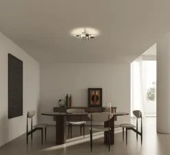 Applique ou plafonnier, Manifesto, noir, LED, dim, 2700K, 2020 lm, Ø61cm, H61cm - Axolight