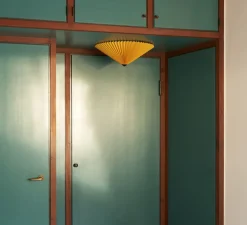 Applique ou plafonnier, Matin Flush Mount 500, jaune, Ø50cm, H20cm - Hay