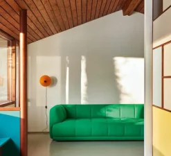 Applique ou plafonnier, Matin Flush Mount 500, jaune, Ø50cm, H20cm - Hay