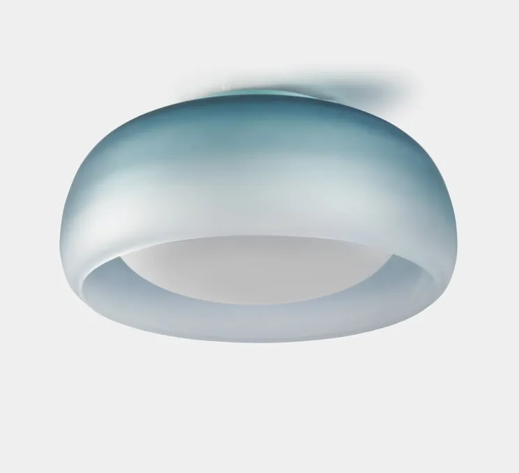 Applique ou plafonnier, Medusa, bleu, LED, dim, 1800-3000K, 1100 lm, Ø36,5cm, H16,8cm - Carpyen