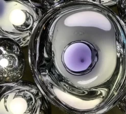 Applique ou plafonnier, Melt, fumée, LED, dim, 3000k, 800 lm, L50cm, H50cm - Tom Dixon