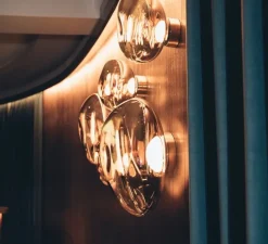 Applique ou plafonnier, Melt, or, LED, dim, 3000K, 800 lm, L50cm, H50cm - Tom Dixon