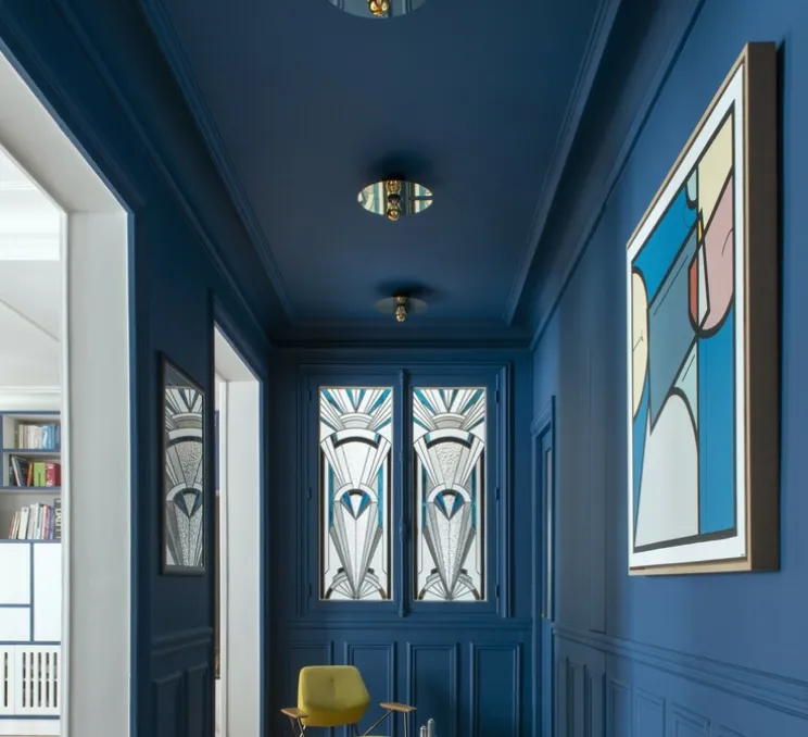 Applique ou plafonnier, Mirro 1.0, or, Ø30cm, H7,7cm - Wever&Ducré